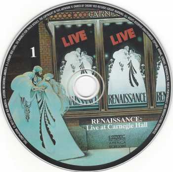 3CD/Box Set Renaissance: Live At Carnegie Hall