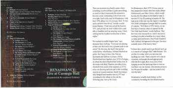 3CD/Box Set Renaissance: Live At Carnegie Hall