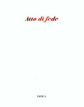 2CD Renato Zero: Atto Di Fede