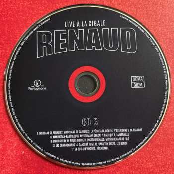 6LP/4CD/DVD/Box Set Renaud: Live À La Cigale