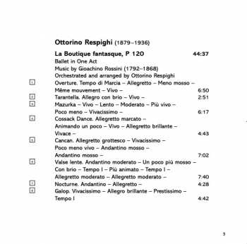 CD Ottorino Respighi: La Boutique Fantasque; Prelude & Fugue In D Major; La Pentola Magica