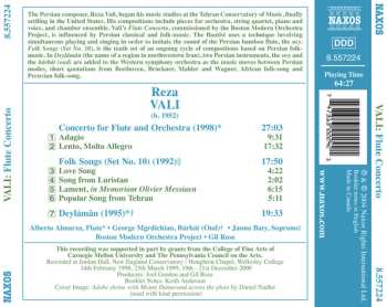CD Reza Vali: Flute Concerto / Deylámân / Folk Songs (Set No. 10)