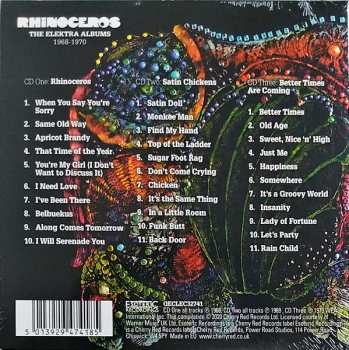 3CD/Box Set Rhinoceros: The Elektra Albums 1968-1970 DIGI