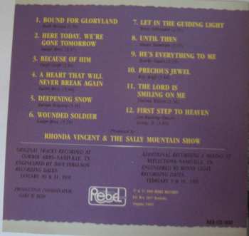 CD Rhonda Vincent: Bound For Gloryland