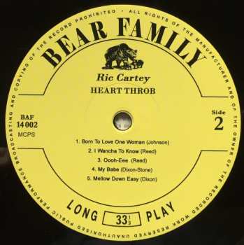 EP Ric Cartey: Heart Throb (The Rockin' Sides Of Rick Cartey)