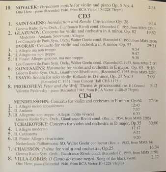 6CD/Box Set Ricardo Odnoposoff: Vol.1 . Violin Concertos And Showpieces