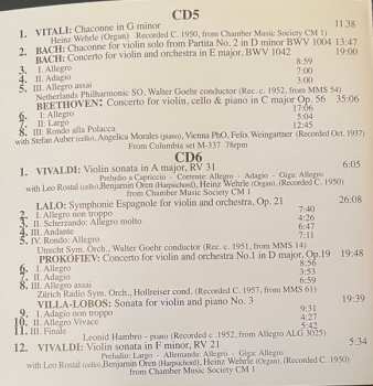 6CD/Box Set Ricardo Odnoposoff: Vol.1 . Violin Concertos And Showpieces