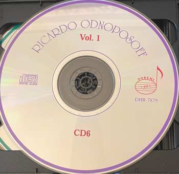 6CD/Box Set Ricardo Odnoposoff: Vol.1 . Violin Concertos And Showpieces