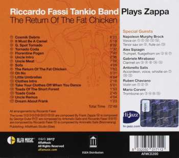 CD Riccardo Fassi Tankio Band: Plays Zappa - The Return Of The Fat Chicken
