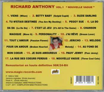 CD Richard Anthony: Vol. 1 . Nouvelle Vague