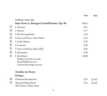 2CD/Box Set Scottish Chamber Orchestra: Le Bourgeois Gentilhomme / Ariadne Auf Naxos 