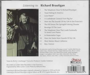 CD Richard Brautigan: Listening To Richard Brautigan