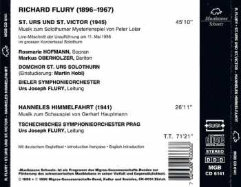 CD Richard Flury: St. Urs Und St. Victor - Hanneles Himmelfahrt
