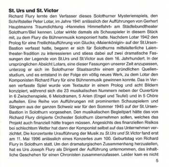 CD Richard Flury: St. Urs Und St. Victor - Hanneles Himmelfahrt