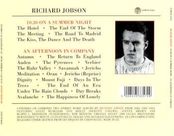 CD Richard Jobson: Ten-Thirty On A Summer Night / An Afternoon In Company