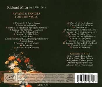 CD Concerto Di Viole: Pavans & Fancies For The Viols