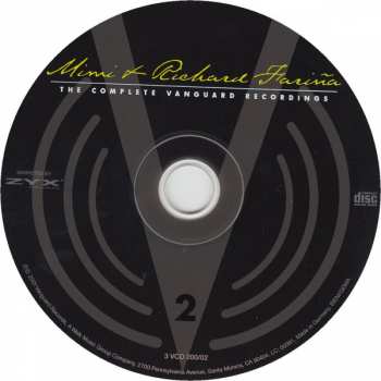 3CD Richard & Mimi Farina: The Complete Vanguard  Recordings