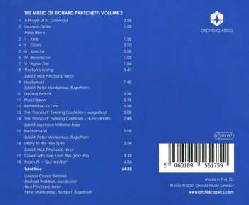 CD London Choral Sinfonia: The Music Of Richard Pantcheff (Volume 2: Music For Choir And Orchestra)