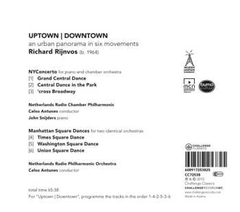 CD Radio Filharmonisch Orkest: Uptown | Downtown (An Urban Panorama In Six Movements)