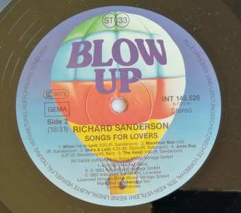 LP Richard Sanderson: Songs For Lovers