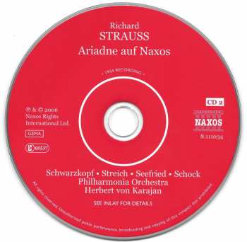 2CD Herbert von Karajan: Ariadne Auf Naxos