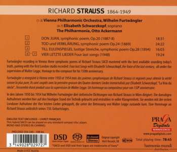 SACD Richard Strauss: Don Juan / Tod Und Verklärung / Till Eulenspiegel Lustige Streiche / Vier Letzte Lieder  LTD