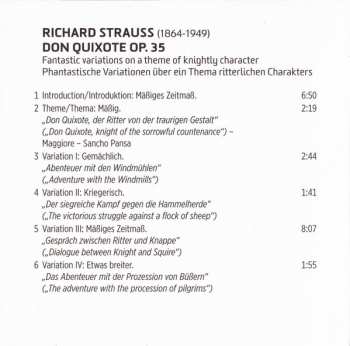 CD Richard Strauss: Don Quixote / Sonata For Cello And Piano