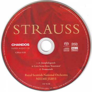 SACD Richard Strauss: Josephslegende (Complete Ballet), Love Scene From 'Feuersnot', Festmarsch