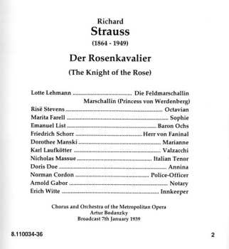 3CD Richard Strauss: Der Rosenkavalier