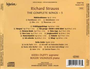 CD Richard Strauss: The Complete Songs – 5