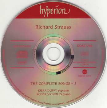 CD Richard Strauss: The Complete Songs – 5