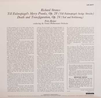 LP Richard Strauss: Till Eulenspiegel - Death And Transfiguration