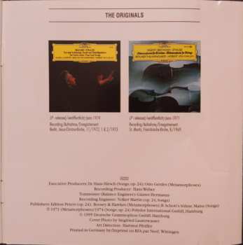 CD Berliner Philharmoniker: Vier Letzte Lieder · Four Last Songs / Tod Und Verklärung · Metamorphosen