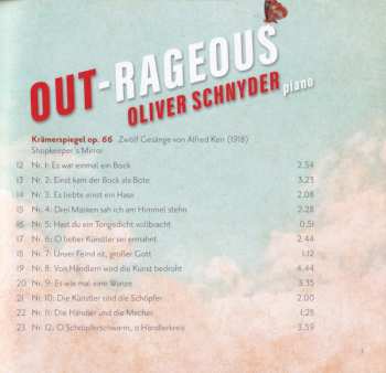 CD Richard Strauss: Un-erhört = Out-rageous (Krämerspiegel And Other Songs) LTD | DLX