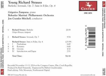 CD Richard Strauss: Young Richard Strauss: Burleske; Serenade, Op. 7; Suite In B Flat, Op. 4