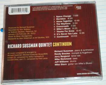 CD The Richard Sussman Quintet: Continuum