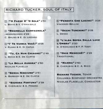 CD Richard Tucker: The Soul Of Italy