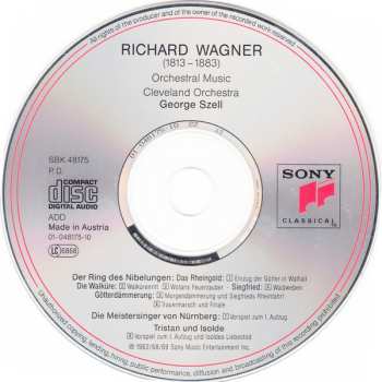 CD Richard Wagner: Orchestral Music From: Der Ring Des Nibelungen = Die Meistersinger = Tristan Und Isolde