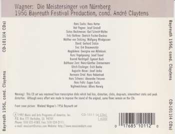 4CD/Box Set André Cluytens: Die Meistersinger Von Nürnberg - 1956 Bayreuth Festival (Live)
