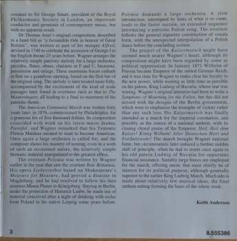 CD Richard Wagner: Polonia Overture - Rule Britannia - American Centennial March - Imperial March