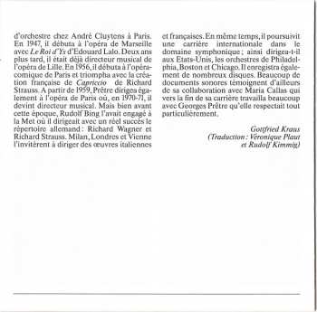 CD Georges Prêtre: Wesendonk-Lieder / Orchesterstücker / Das Liebesverbot / Tannhäuser / Götterdämmerung