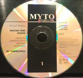 4CD/Box Set Richard Wagner: Tristan Und Isolde - Bayreuth 1958