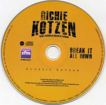 3CD Richie Kotzen: Telecasters & Stratocasters (Klassic Kotzen)