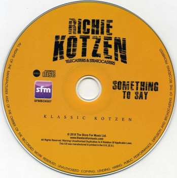 3CD Richie Kotzen: Telecasters & Stratocasters (Klassic Kotzen)