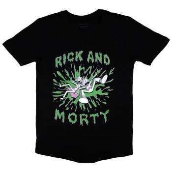 Merch Rick & Morty: Cartoon Network T-shirt - Green Splat