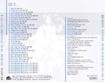 6CD/Box Set Ricky Nelson: For You - The Decca Years 1963-1969