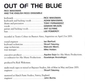 CD Rick Wakeman: Out Of The Blue