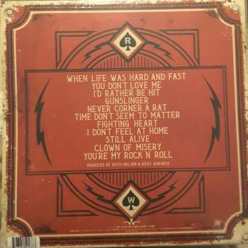 LP Ricky Warwick: When Life Was Hard And Fast LTD | CLR