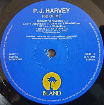LP PJ Harvey: Rid Of Me