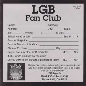 CD Rydah J. Klyde: 90% Street 10% Rap